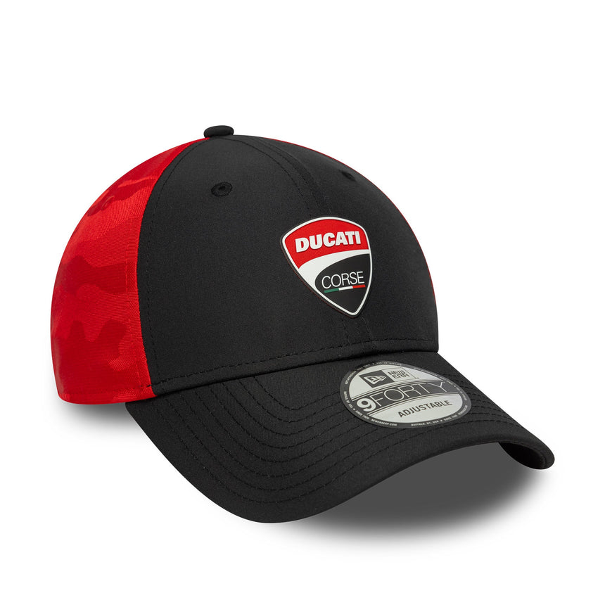 Cappellino Ducati, logo, New Era, 9FORTY, multicolore