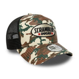 Cappellino Ducati, trucker, Scrambler camo, New Era, 9FORTY, beige