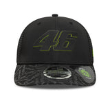 Valentino Rossi cappellino #46, VR46, sostenibile, New Era, 9SEVENTY, nero