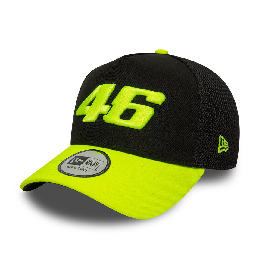 Cappellino Valentio Rossi #46, trucker, VR46, New Era, 9FORTY, nero