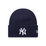 Berretto New York Yankees a coste, con polsino largo, New Era, blu