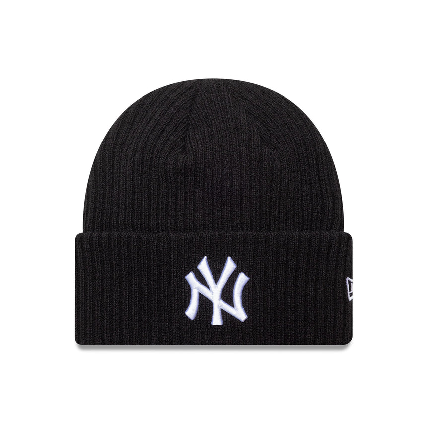 Berretto New York Yankees, con polsino largo, New Era, nero