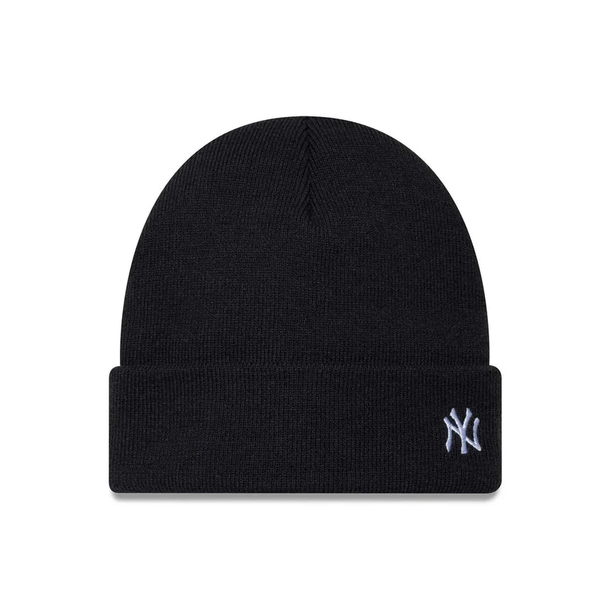 Berretto New York Yankees, logo mini, polsino, taglia standard, blu