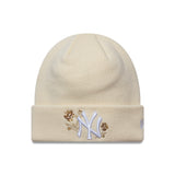 Berretto dei New York Yankees, rosa con paillettes, per donna, New Era, crema