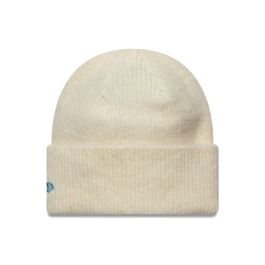 Beanie dei New York Yankees, con polsino largo da donna, New Era, beige