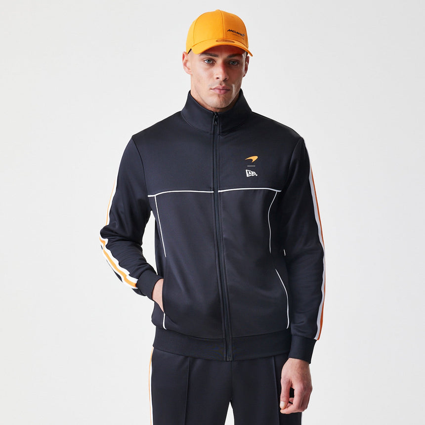 Maglione McLaren, con cerniera completa, New Era, nero