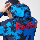 Giacca Red Bull Racing, Windrunner, New Era, motivo mimetico, blu