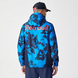 Giacca Red Bull Racing, Windrunner, New Era, motivo mimetico, blu