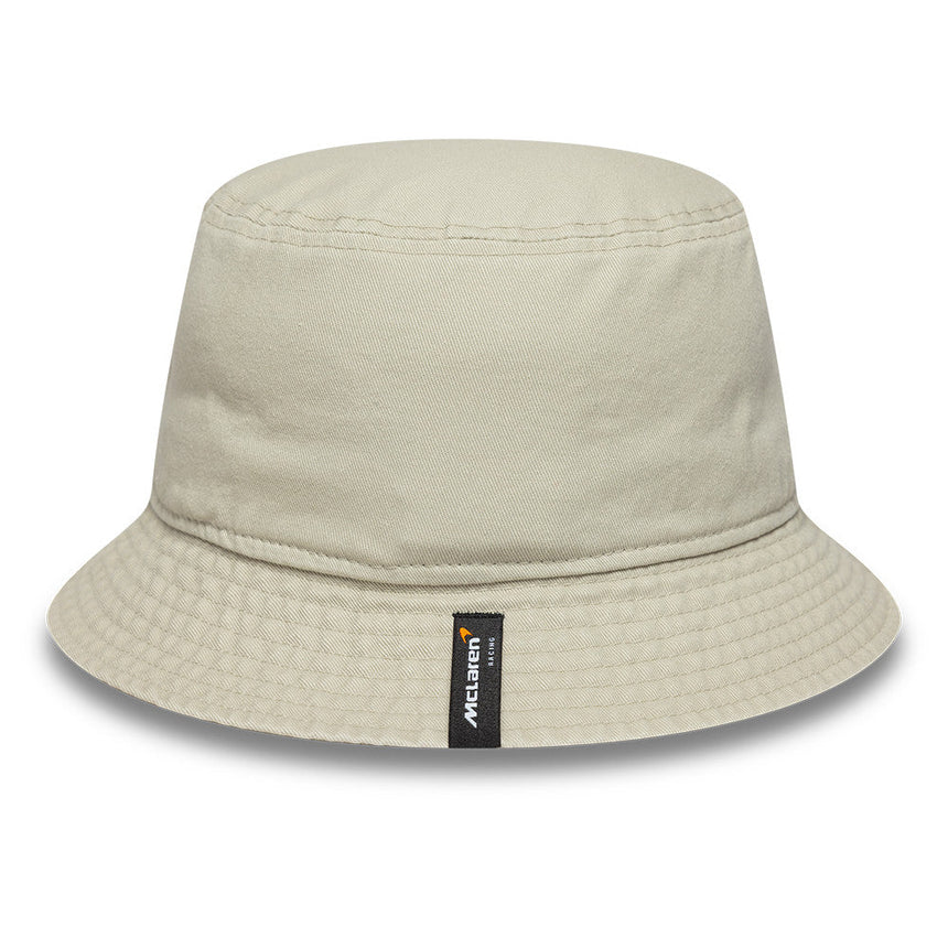 Cappello bucket McLaren x Reiss, affusolato, New Era, bianco