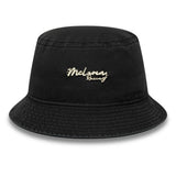 Cappello bucket McLaren x Reiss, a taglio affusolato, New Era, nero