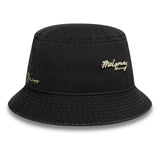 Cappello bucket McLaren x Reiss, a taglio affusolato, New Era, nero