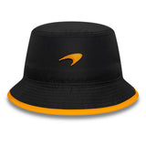 McLaren x Reiss cappello bucket, stagionale, a taglio affusolato, New Era, 9FORTY, nero
