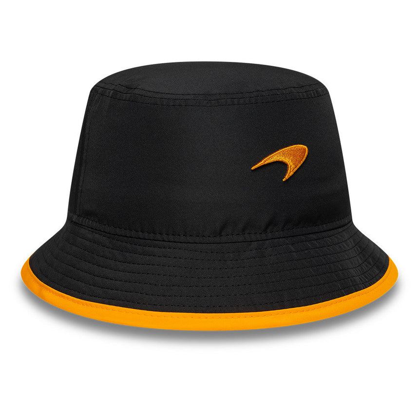 McLaren x Reiss cappello bucket, stagionale, a taglio affusolato, New Era, 9FORTY, nero