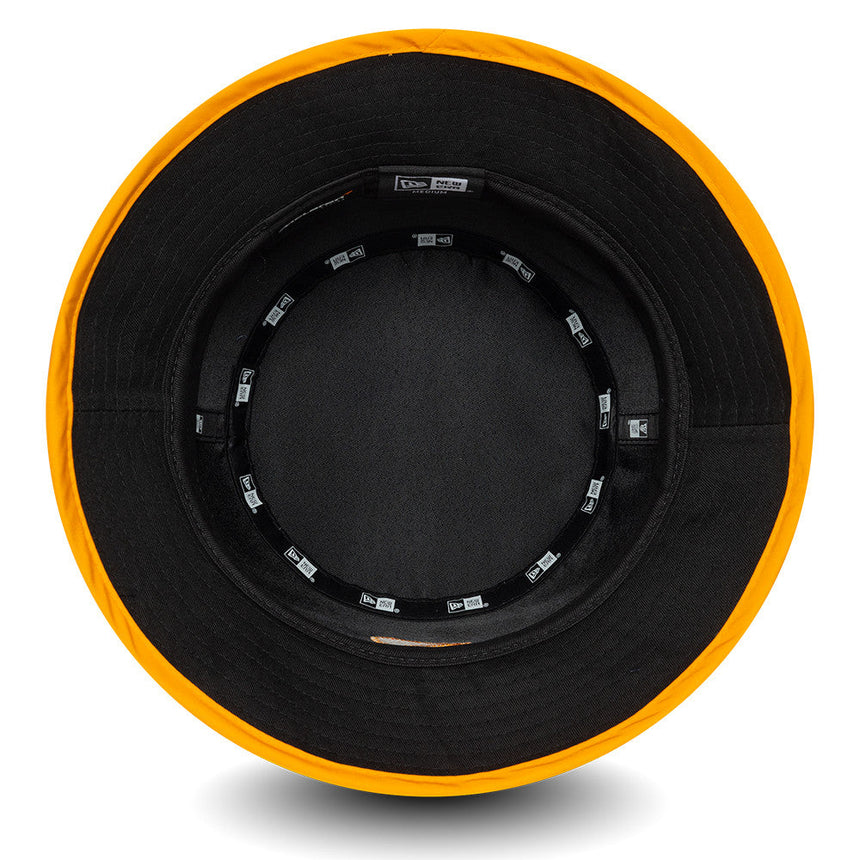 McLaren x Reiss cappello bucket, stagionale, a taglio affusolato, New Era, 9FORTY, nero