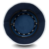 Cappello bucket McLaren x Reiss, stagionale, affusolato, New Era, 9FORTY, blu