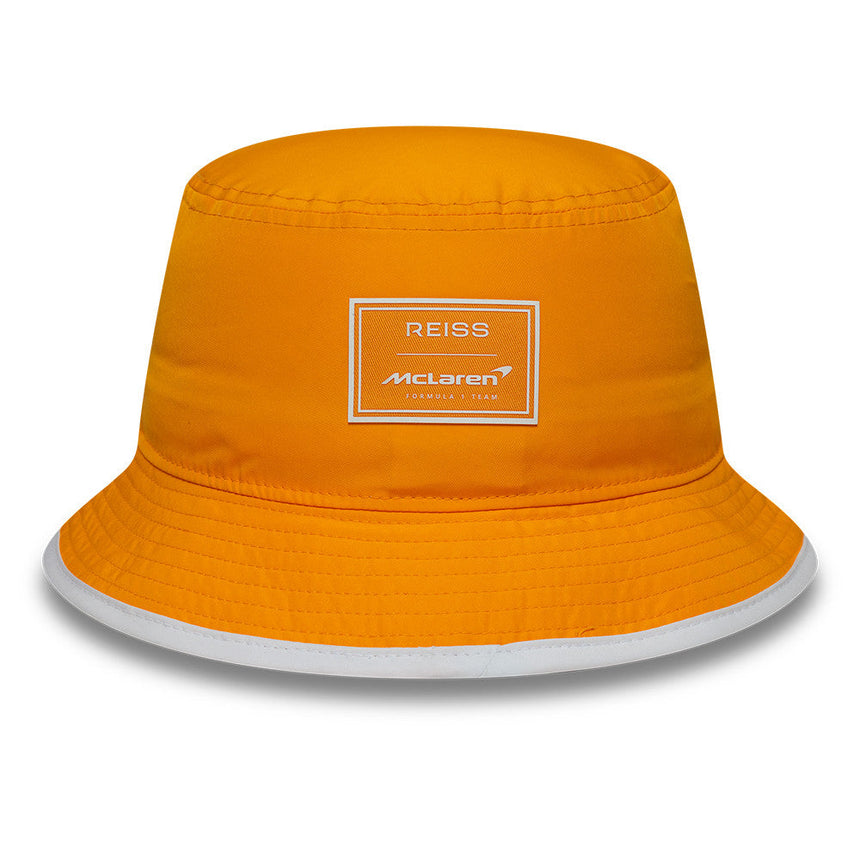 McLaren x Reiss cappellino bucket, di stagione, taglio affusolato, New Era, 9FORTY, arancione