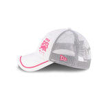 Cappellino Visa RB trucker, edizione speciale Miami, New Era, 9FORTY, bianco