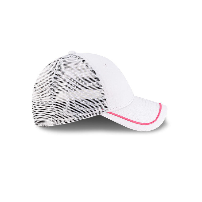 Cappellino Visa RB trucker, edizione speciale Miami, New Era, 9FORTY, bianco