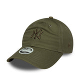 Cappellino New York Yankees, spilla impeccabile, New Era, 9TWENTY, verde