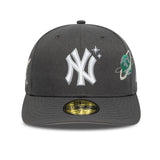 Berretto New York Yankees, PLANET ICON, 59FIFTY, PC, mimetico, nero