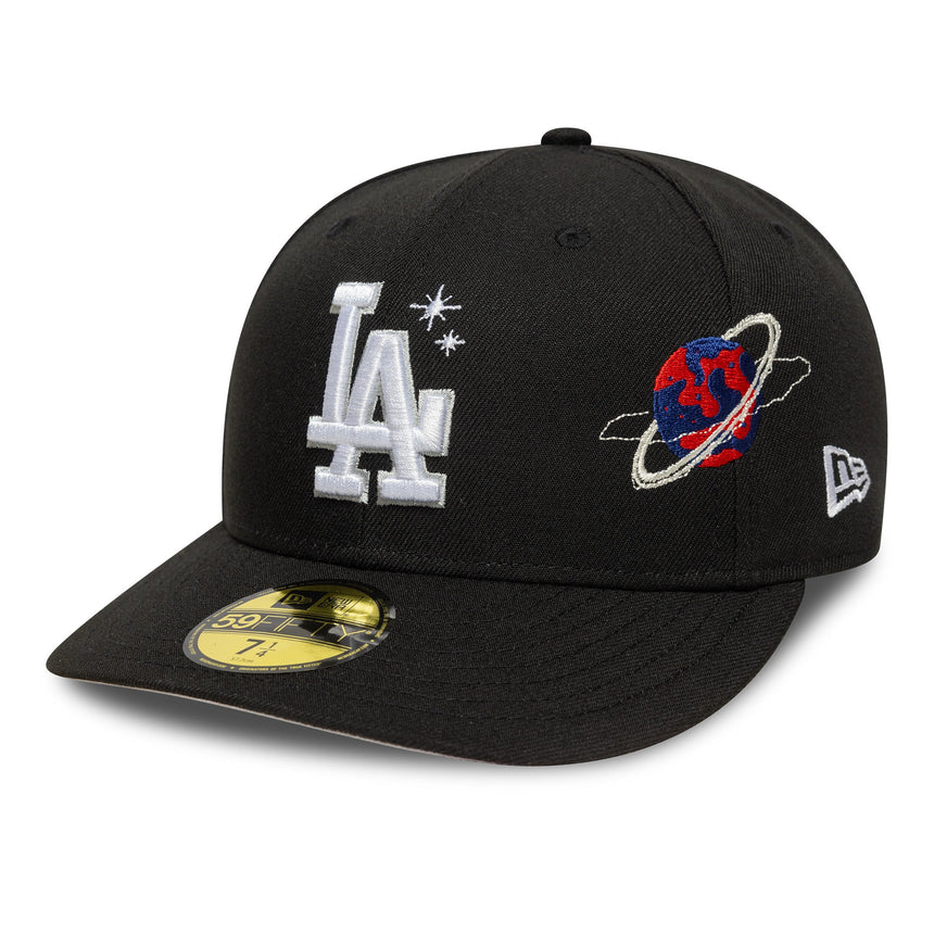 Cappellino Los Angeles Dodgers, PLANET ICON, New Era, 59FIFTY, PC, nero