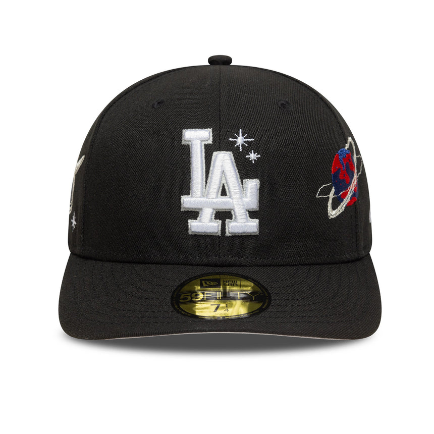 Cappellino Los Angeles Dodgers, PLANET ICON, New Era, 59FIFTY, PC, nero