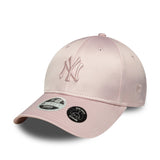Cappellino New York Yankees, fiocco in raso sul retro, New Era, 9FORTY, rosa, rosa