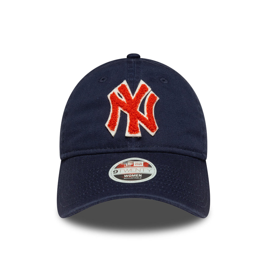 Cappellino da donna New York Yankees, in bouclé, New Era, 9TWENTY, blu