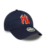 Cappellino da donna New York Yankees, in bouclé, New Era, 9TWENTY, blu