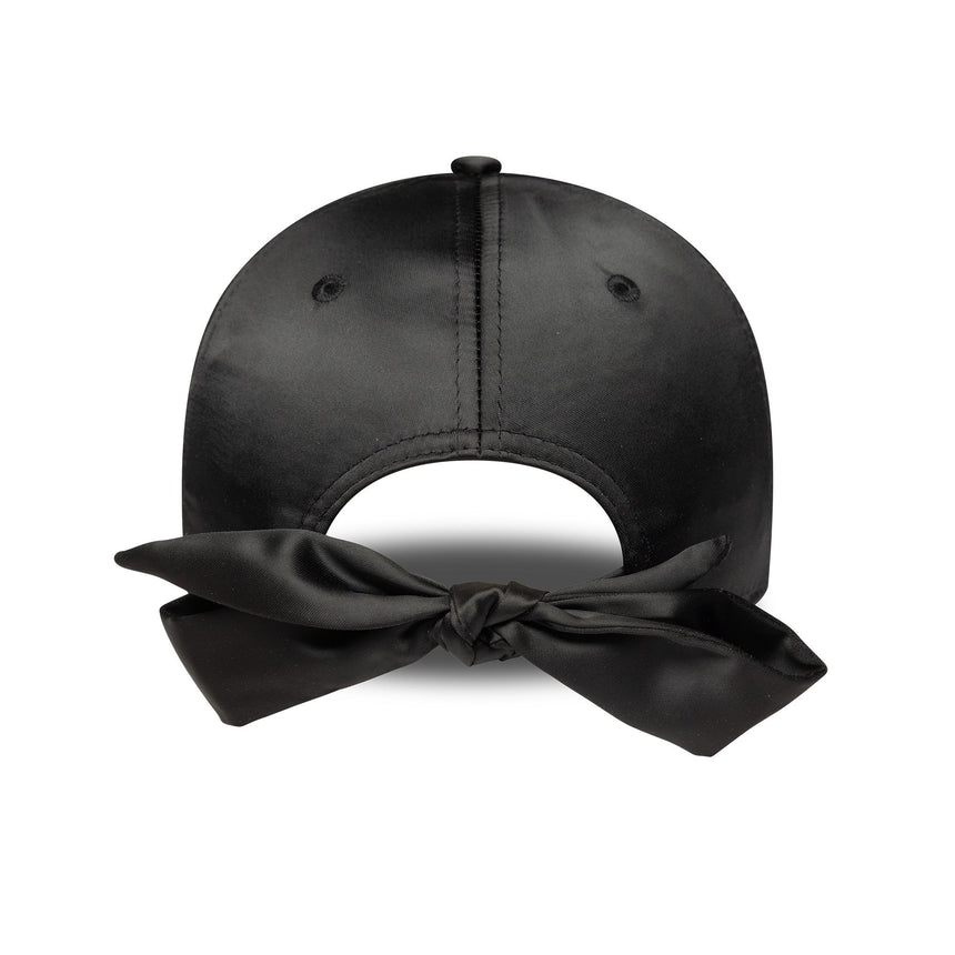 Cappellino New York Yankees, con fiocco in raso sul retro, New Era, 9FORTY, per donna, nero