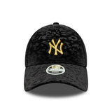 Berretto New York Yankees, velour leopardato, 9FORTY, per donne, nero