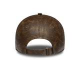 Cappellino New York Yankees, pelle PU, New York Yankees, 9TWENTY, marrone, marrone