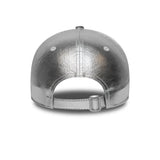 Cappellino New York Yankees, metallizzato, New Era, 9FORTY, donna, argento