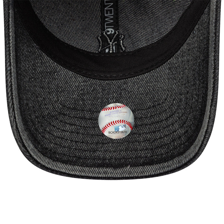 Cappellino New York Yankees, denim, 9TWENTY, nero