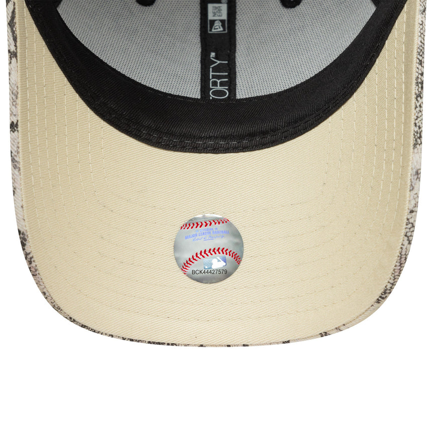 Cappellino dei New York Yankees, motivo serpente, 9FORTY, New Era, grigio