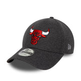 Cappellino Chicago Bulls, lana Melton, modello 9FORTY, Chicago Bulls, grigio