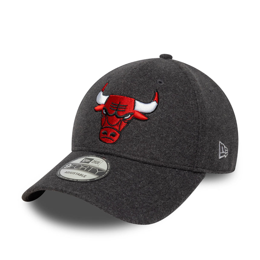 Cappellino Chicago Bulls, lana Melton, modello 9FORTY, Chicago Bulls, grigio