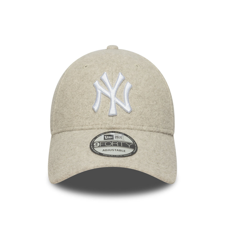 Cappellino New York Yankees, lana Melton, 9FORTY, crema