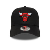 Cappellino dei Chicago Bulls, toppa laterale A-Frame, nero