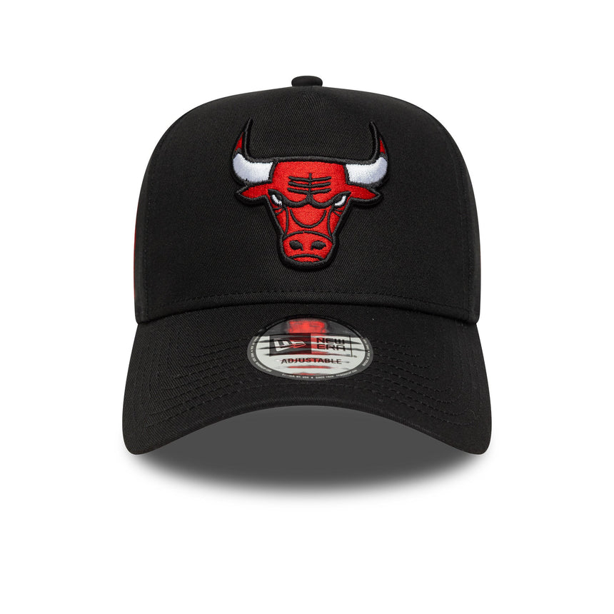Cappellino dei Chicago Bulls, toppa laterale A-Frame, nero