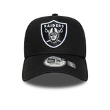 Las Vegas Raiders, patch laterale, New Era, A-frame, nero
