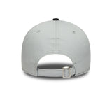 Cappellino Las Vegas Raiders, spilla bicolore, New Era, 9FORTY, patch laterale, nero-bianco