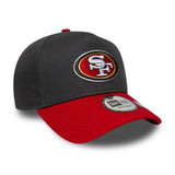 Cappellino 49ers di San Francisco, A-Frame, New Era, grigio