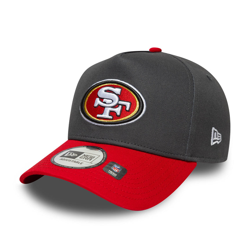 Cappellino 49ers di San Francisco, A-Frame, New Era, grigio