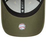 Cappellino New York Yankees, con ricamo laterale, New Era, 9FORTY, motivo camouflage, grigio