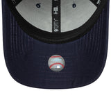 Cappellino New York Yankees, visiera con script, New Era, 9FORTY, blu