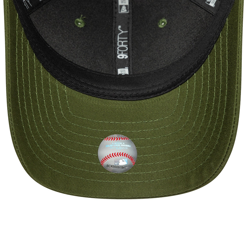 Cappellino dei New York Yankees, toppa World Series, New Era, 9FORTY, verde