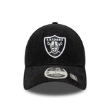 Cappellino Las Vegas Raiders, cordino, New Era, 9FORTY, nero