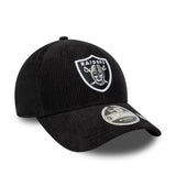 Cappellino Las Vegas Raiders, cordino, New Era, 9FORTY, nero