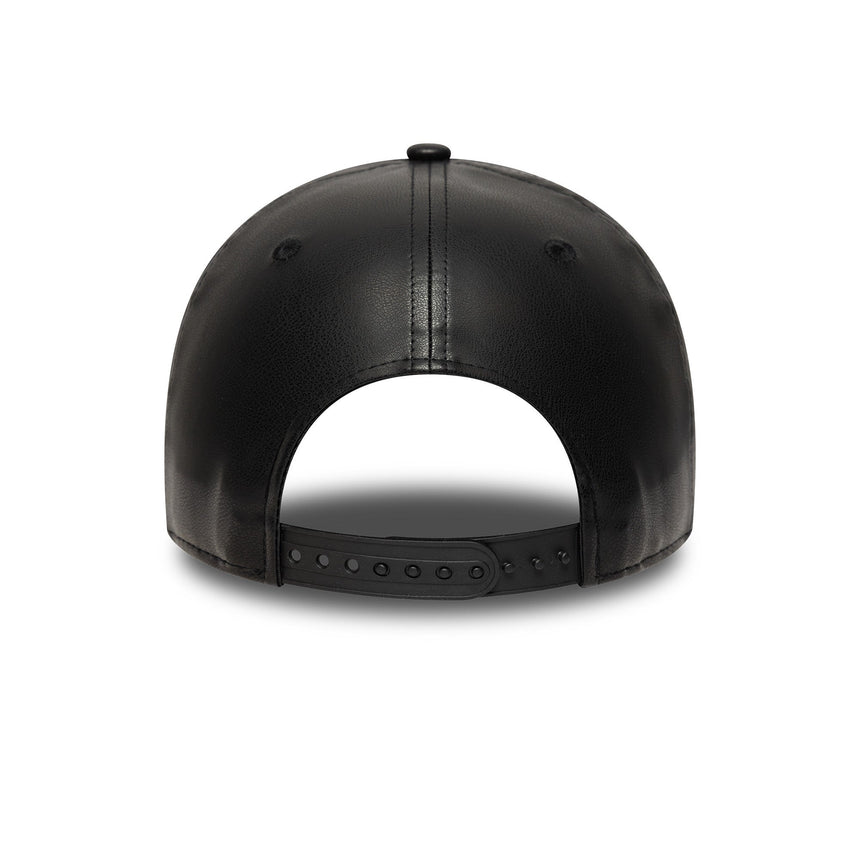 Cappellino Chicago Bulls, PU MC, New Era, 9FORTY, nero monocolore